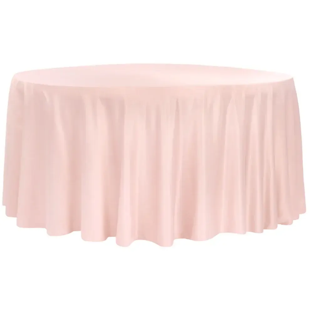 Blush Matte Satin Linen