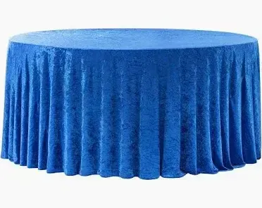 Royal Blue Velvet Linen
