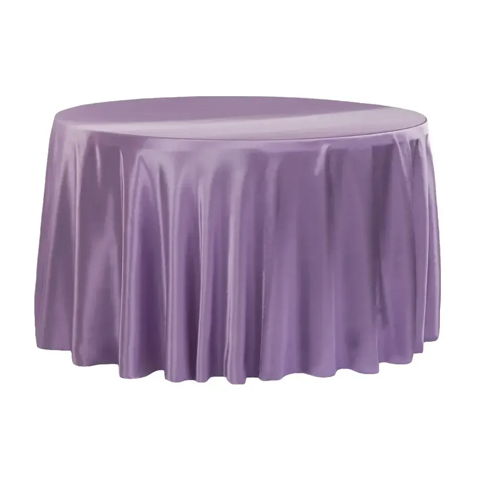 Lilac Wisteria Satin Linen
