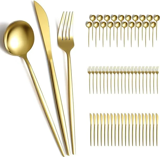 Evanda Gold Silverware 3 piece