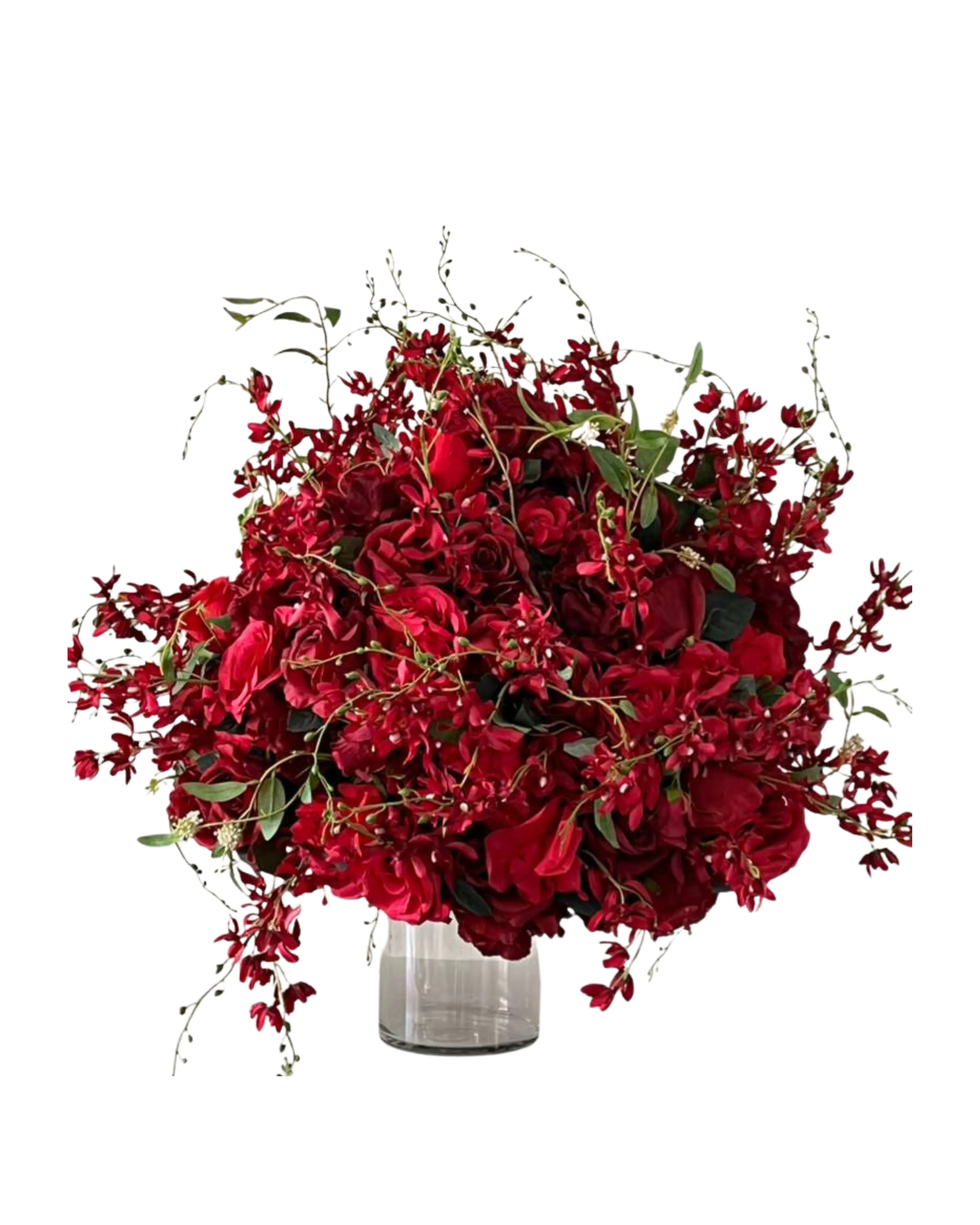 Red Floral Rose Bouquet 