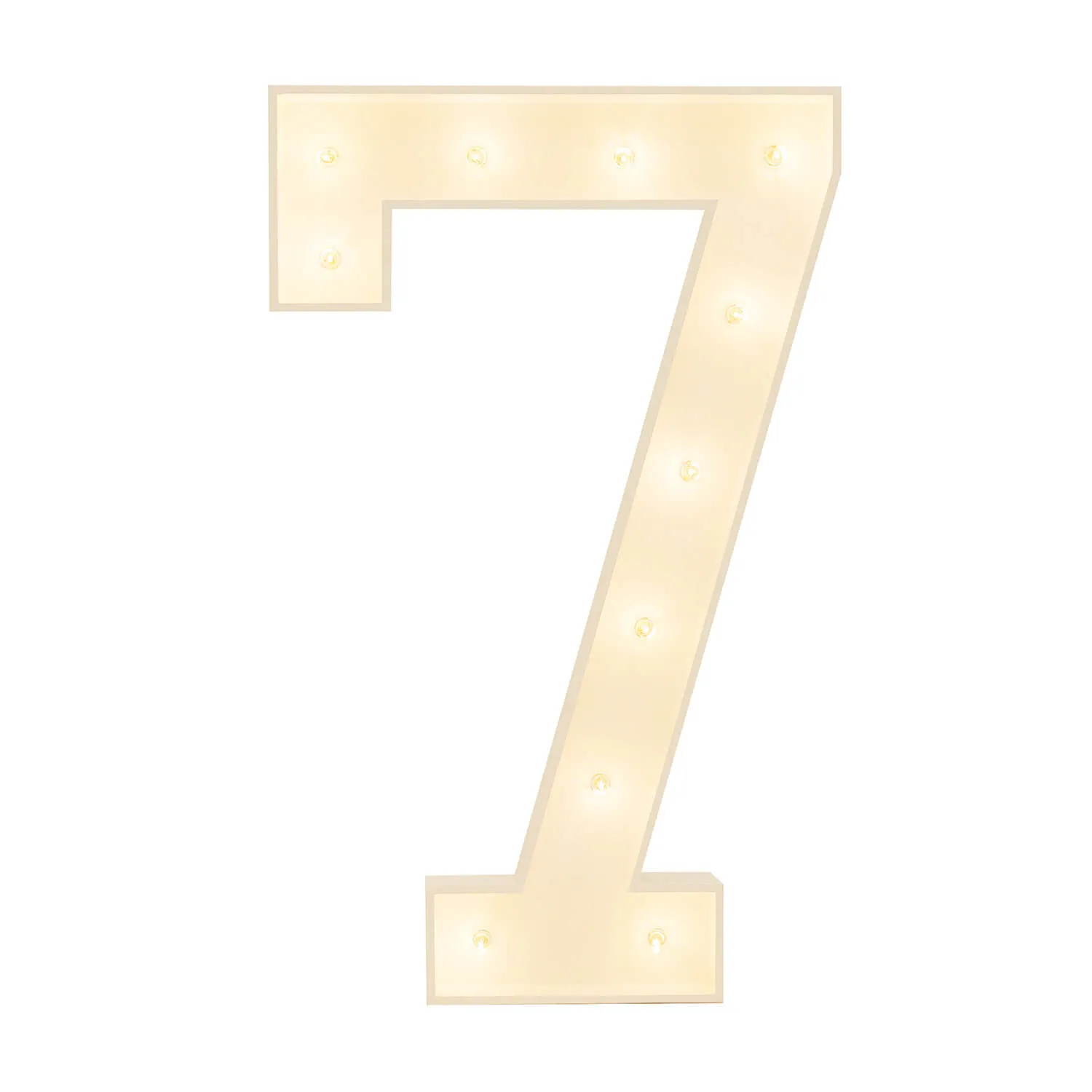 Number “7” marquee 