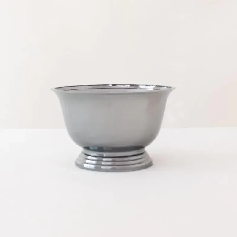 Gold Moody Plastic Bowl Vase 