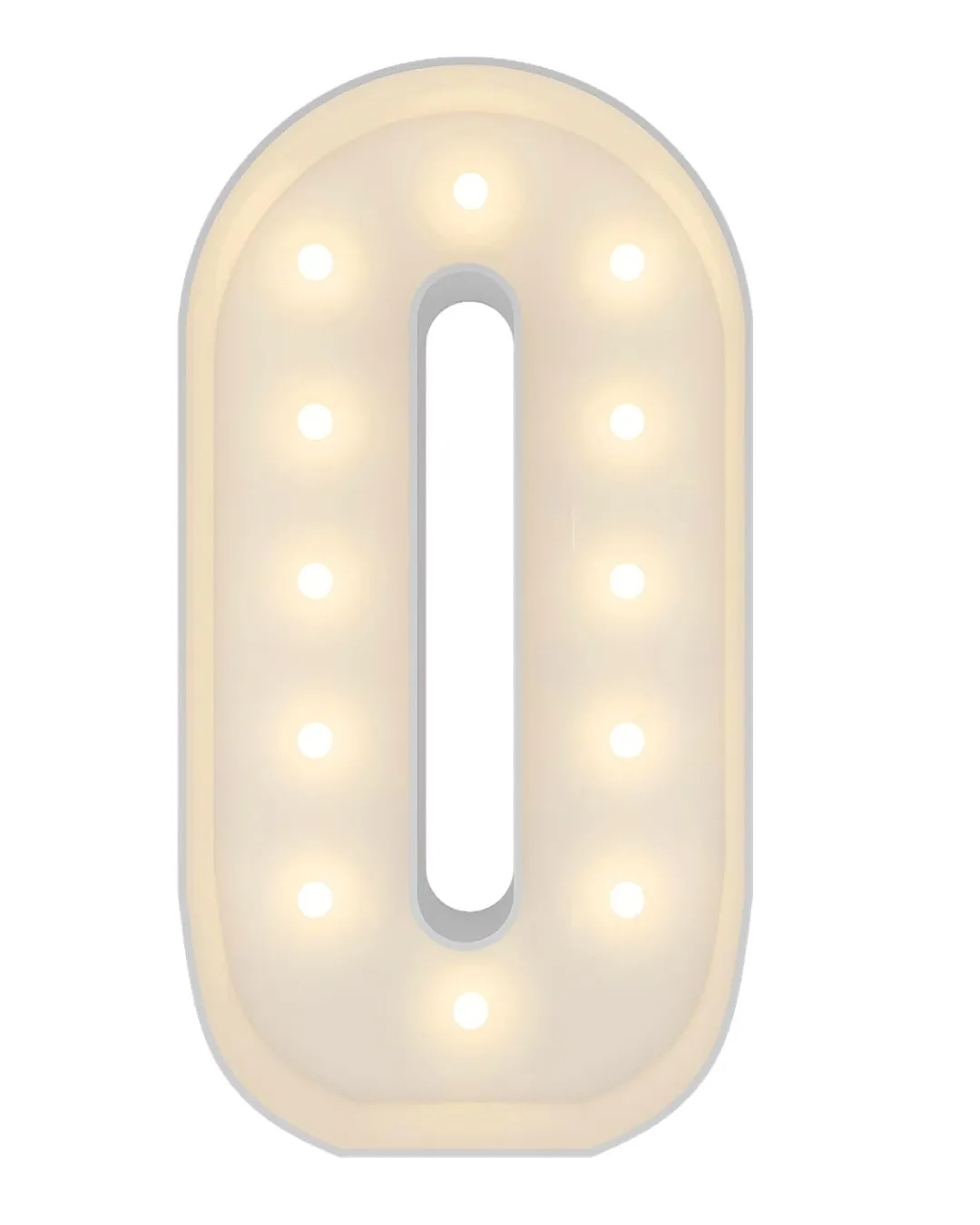 5ft Marquee Number- "0"