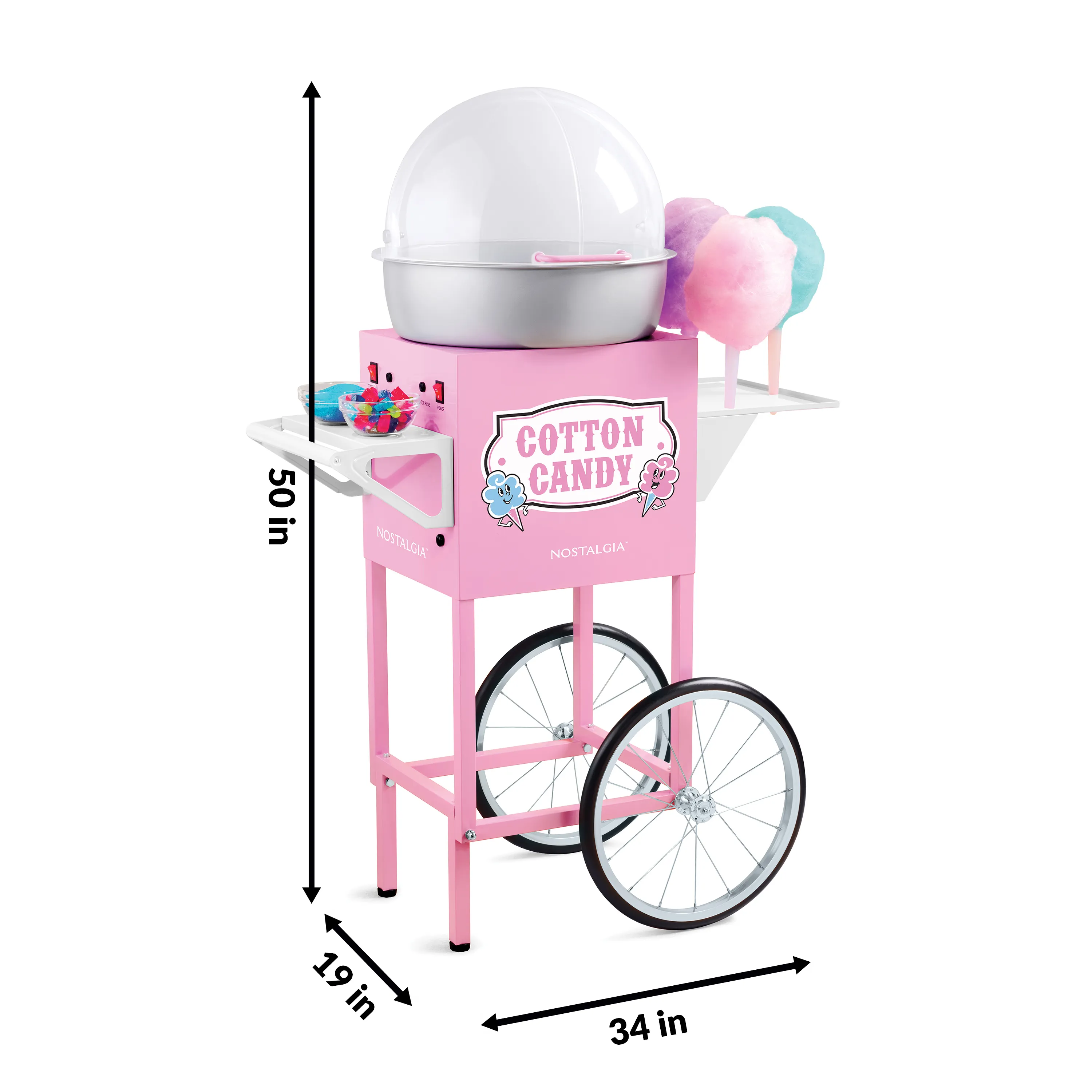 Cotton Candy Machine With Cart 