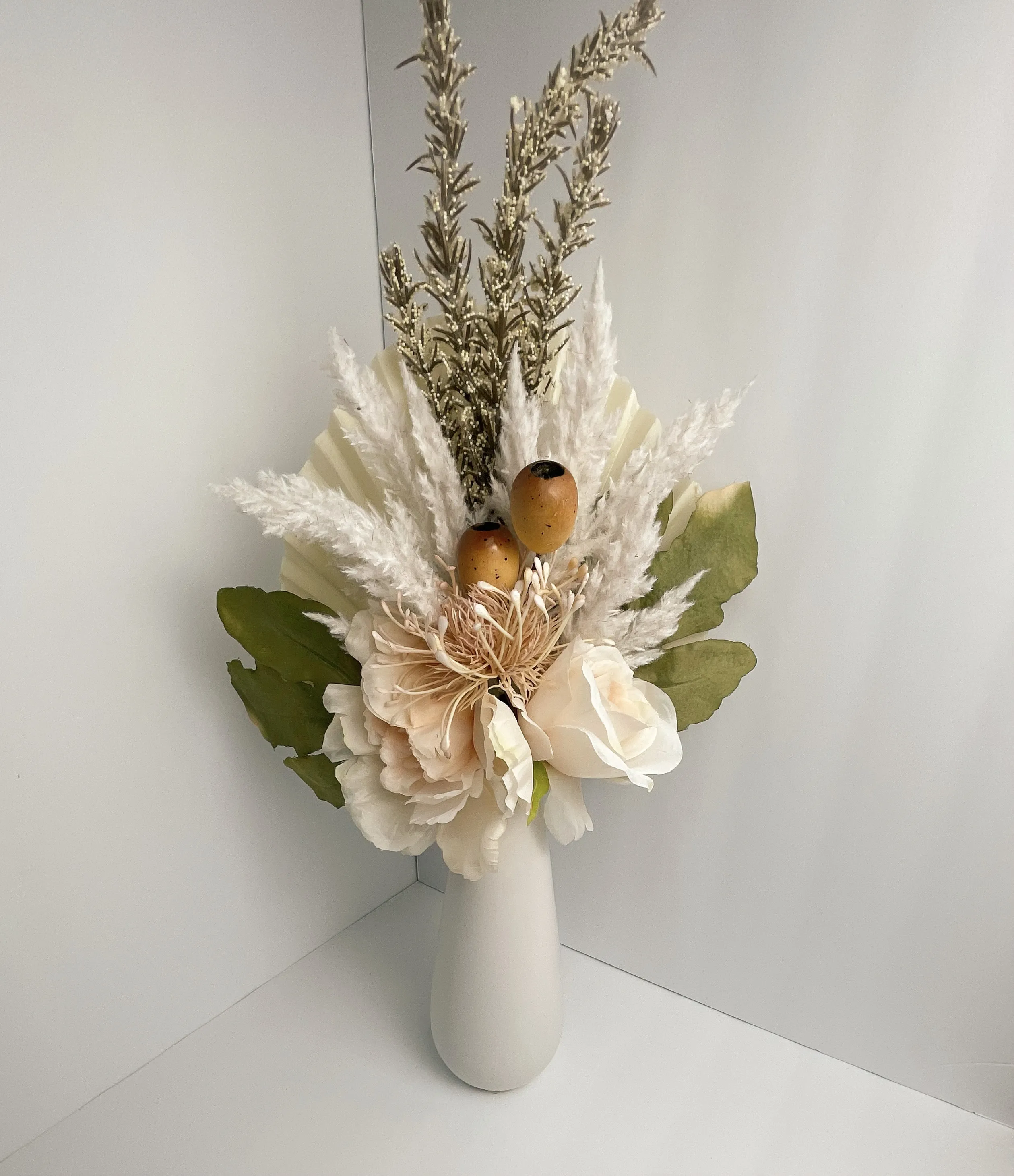 Silk Beige Floral Arrangements 