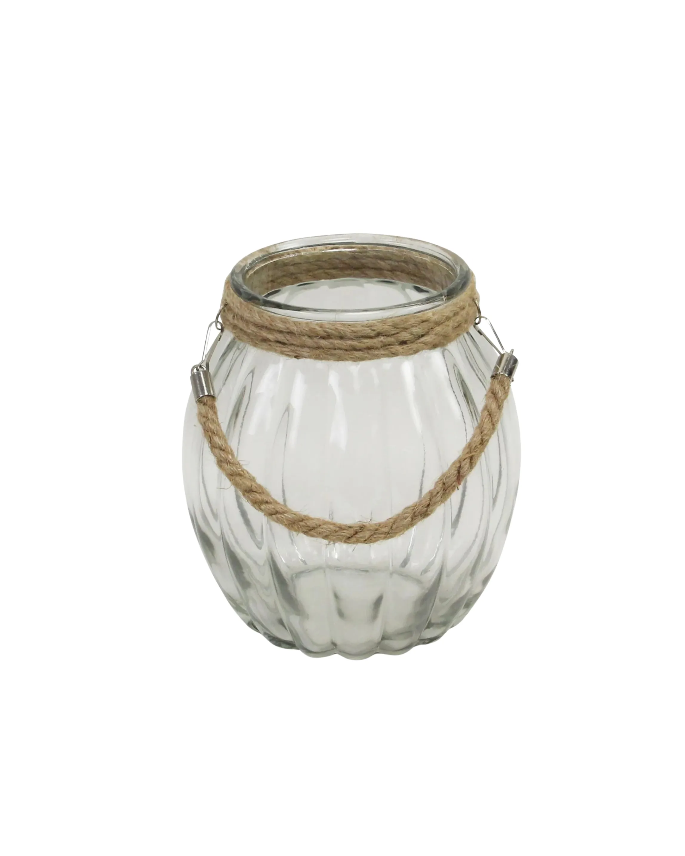 Twine Glass Jar Centerpiece