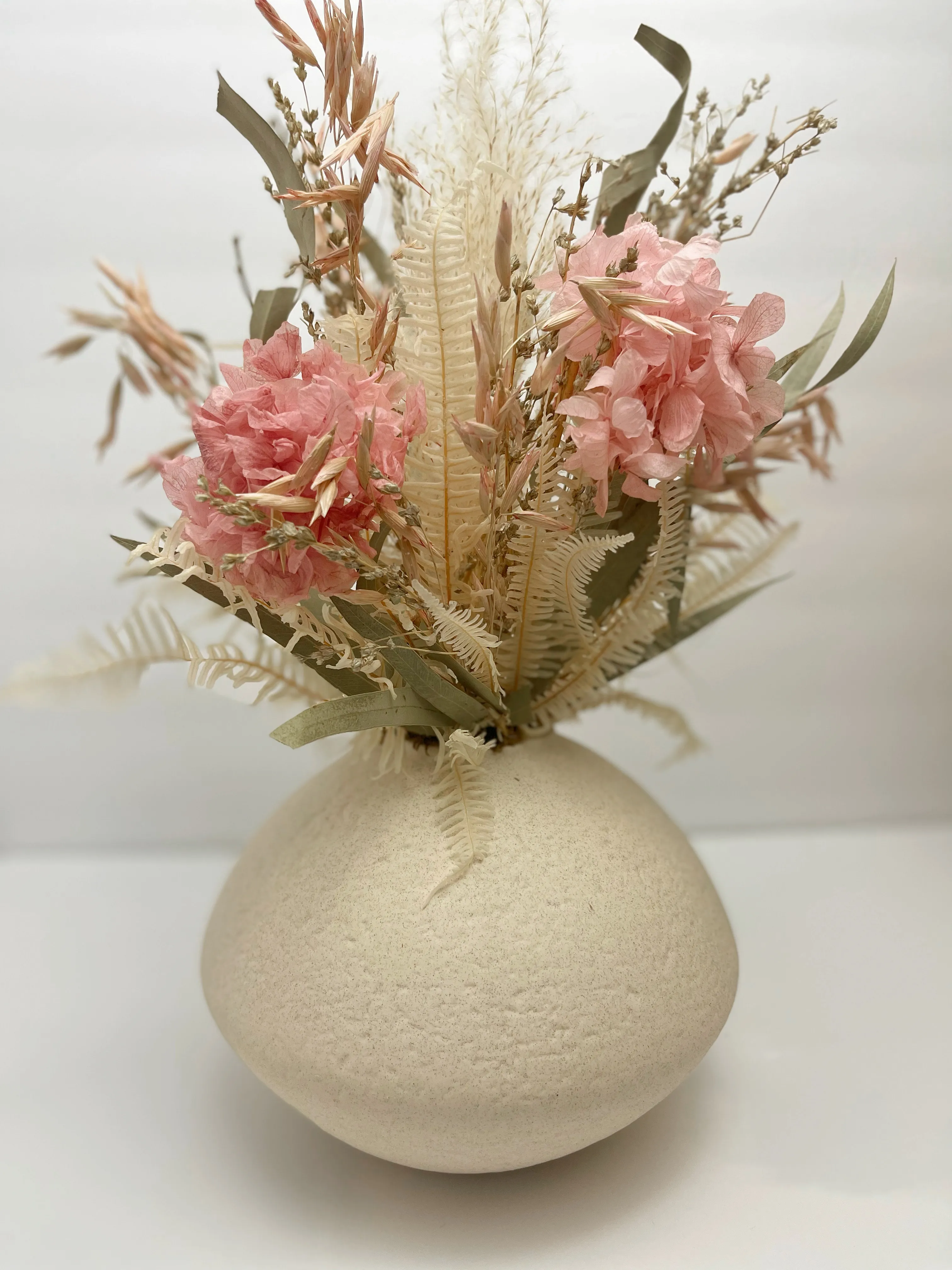 Pink Dried Wild Flowers