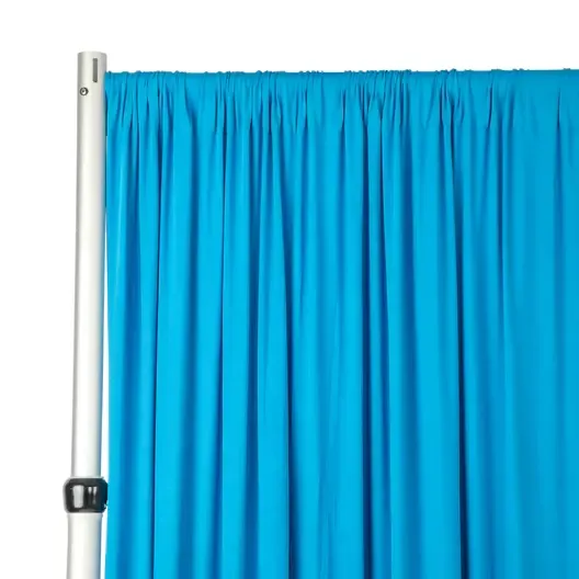 Spandex Drape 10ftH 52"W- Aqua Blue 
