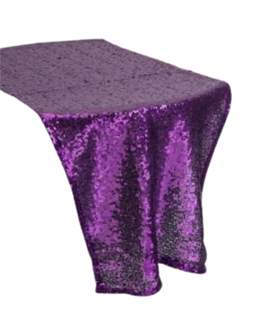 Grape Purple Sequin Table Runner