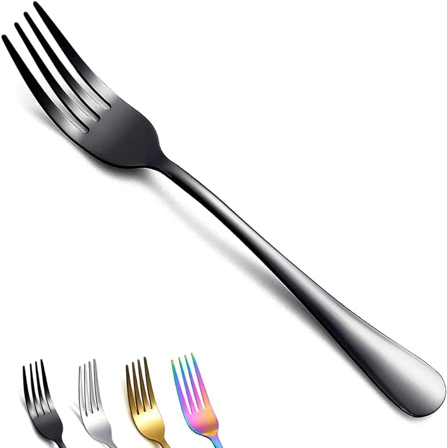 Shiny Black Dinner Fork 