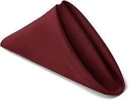 Polyester Napkin-  Red Wine