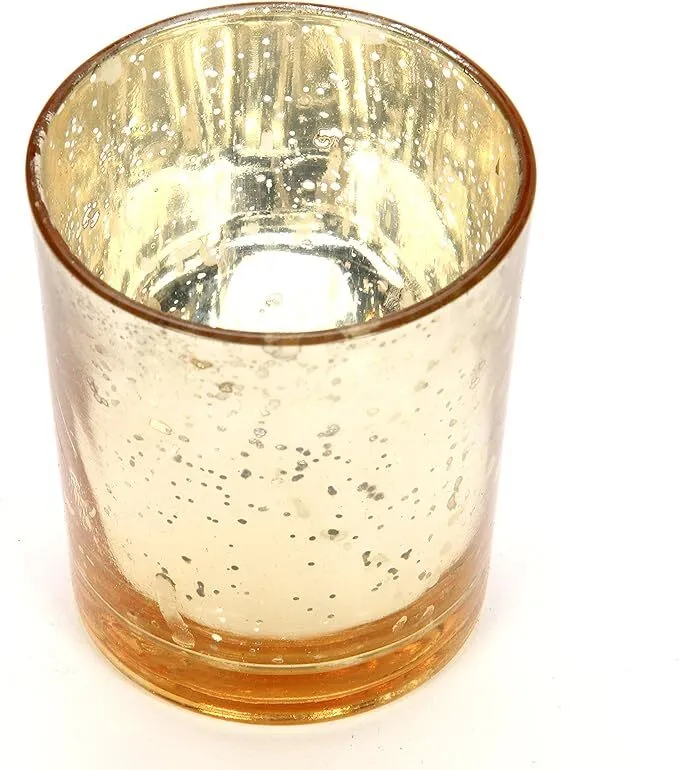Mercury gold votive 3"