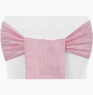 Satin Chair Sash-Mauve