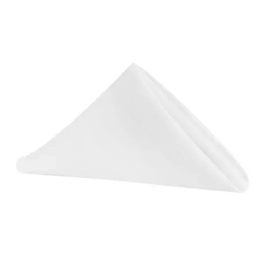 Polyester Napkin- White 