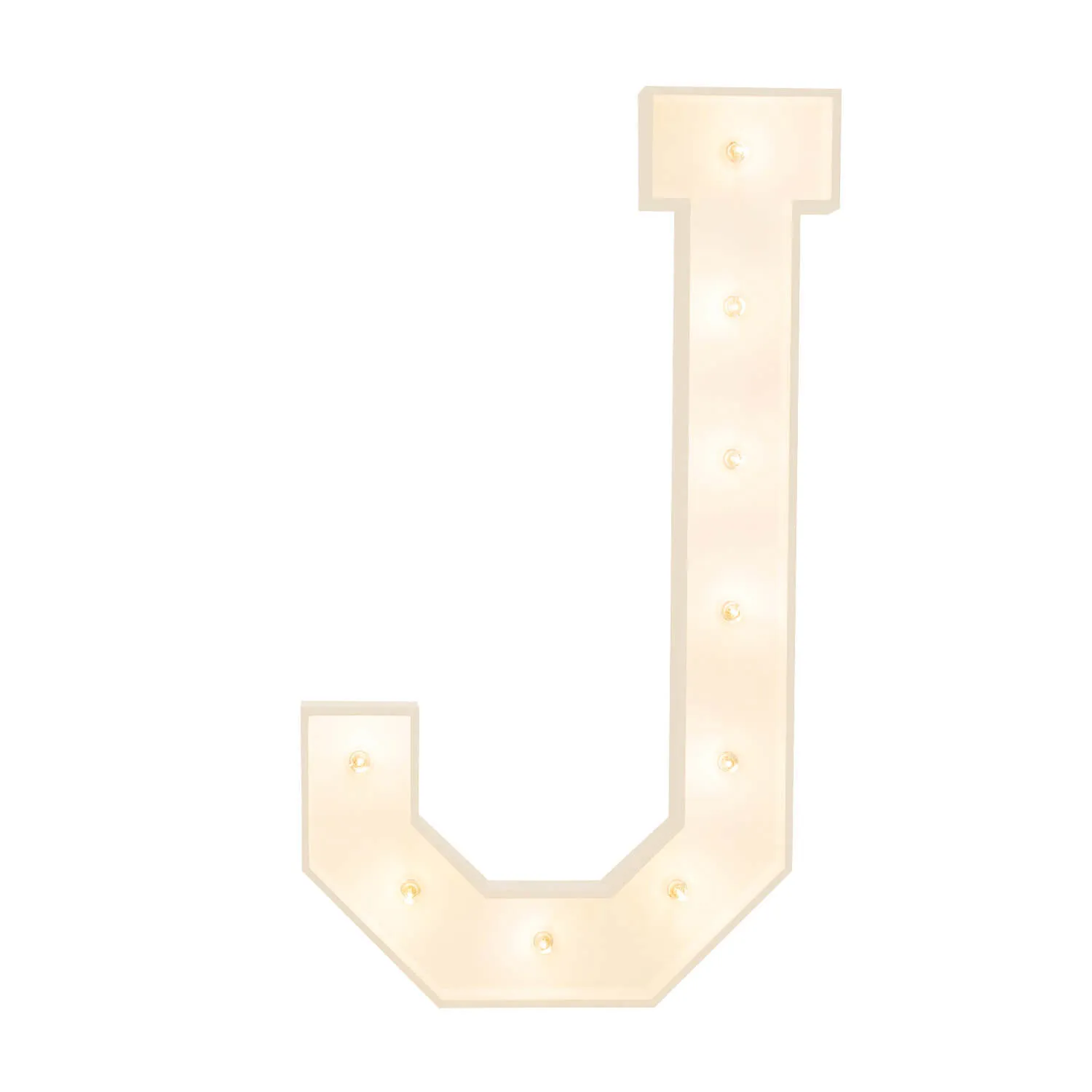 5ft Letter “J” marquee 