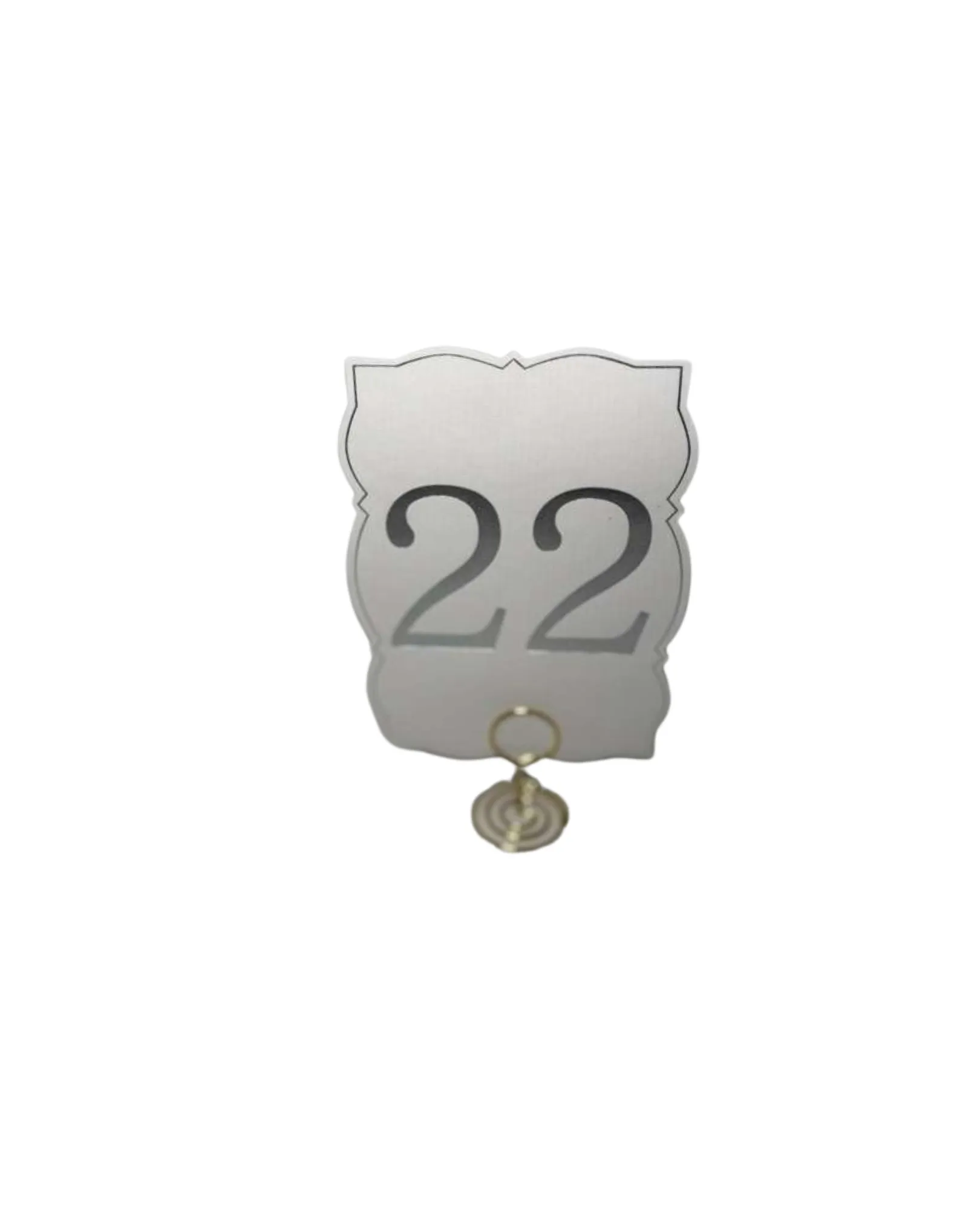 Vintage White Table Number Set (1-20)