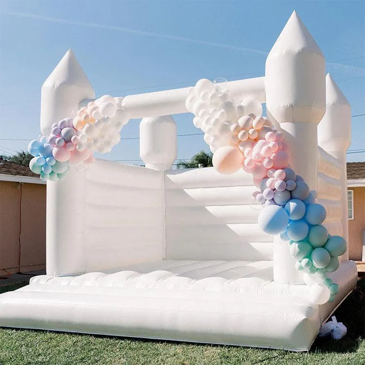 White Bouncy Castle
