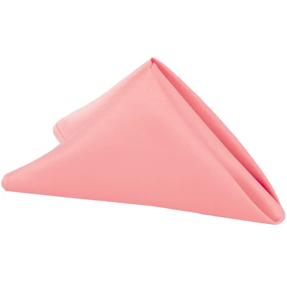 Coral Lamour Satin Napkin