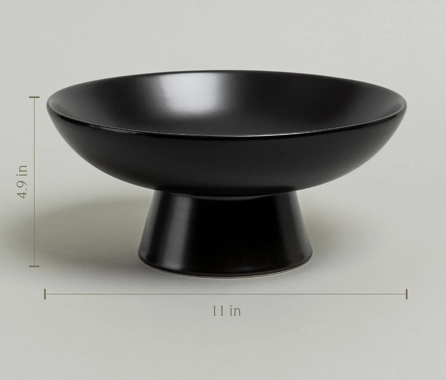 Stoneware Footed Food Bowl