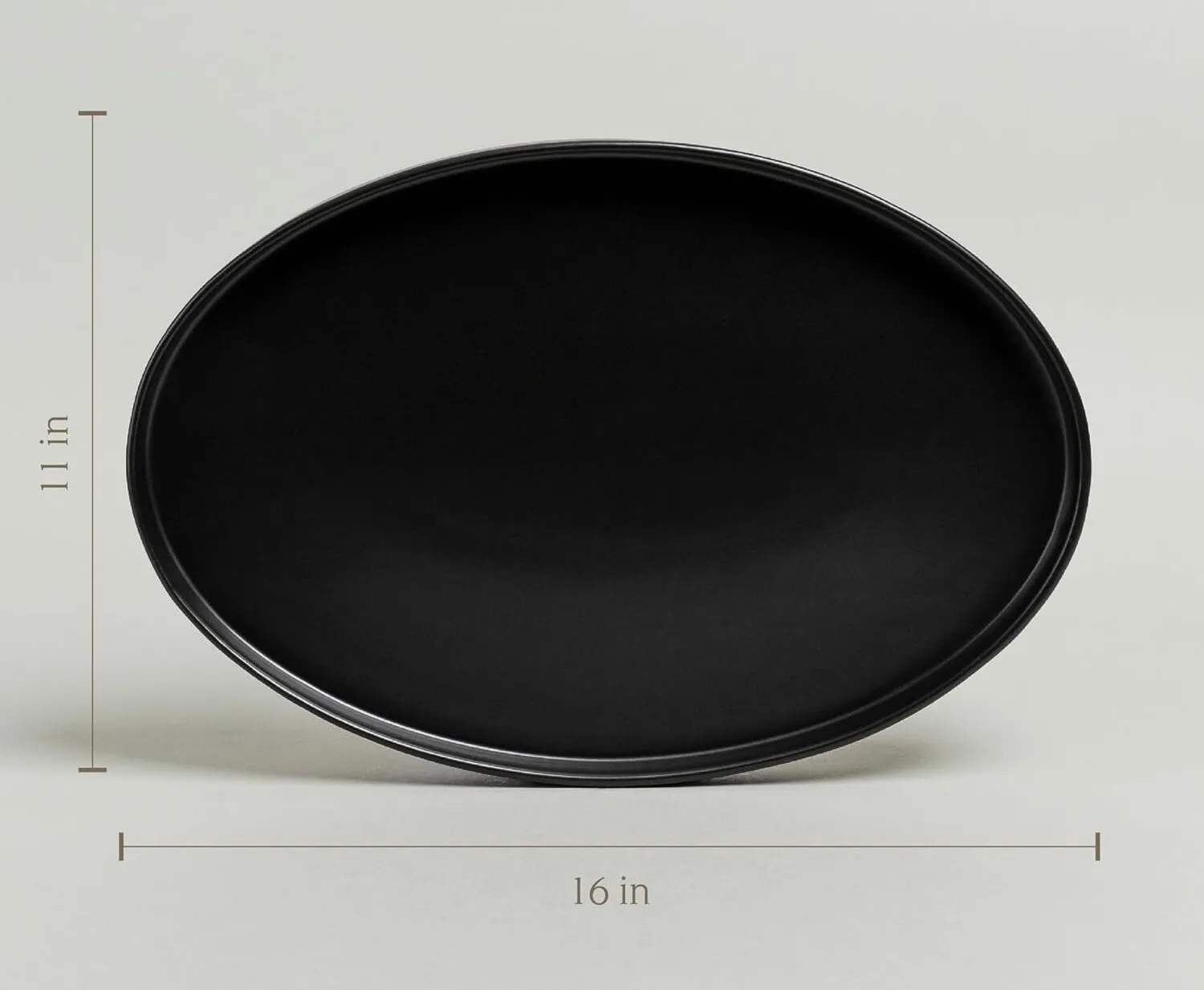 Stoneware Oval Serving Platter