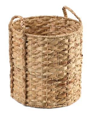 Woven Braided Basket w/Short Handles