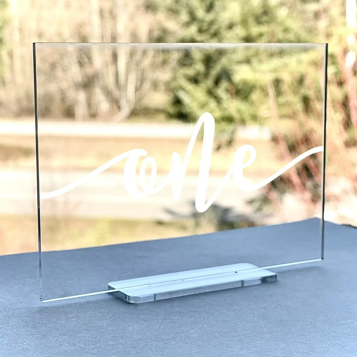 Acrylic Table Numbers Set