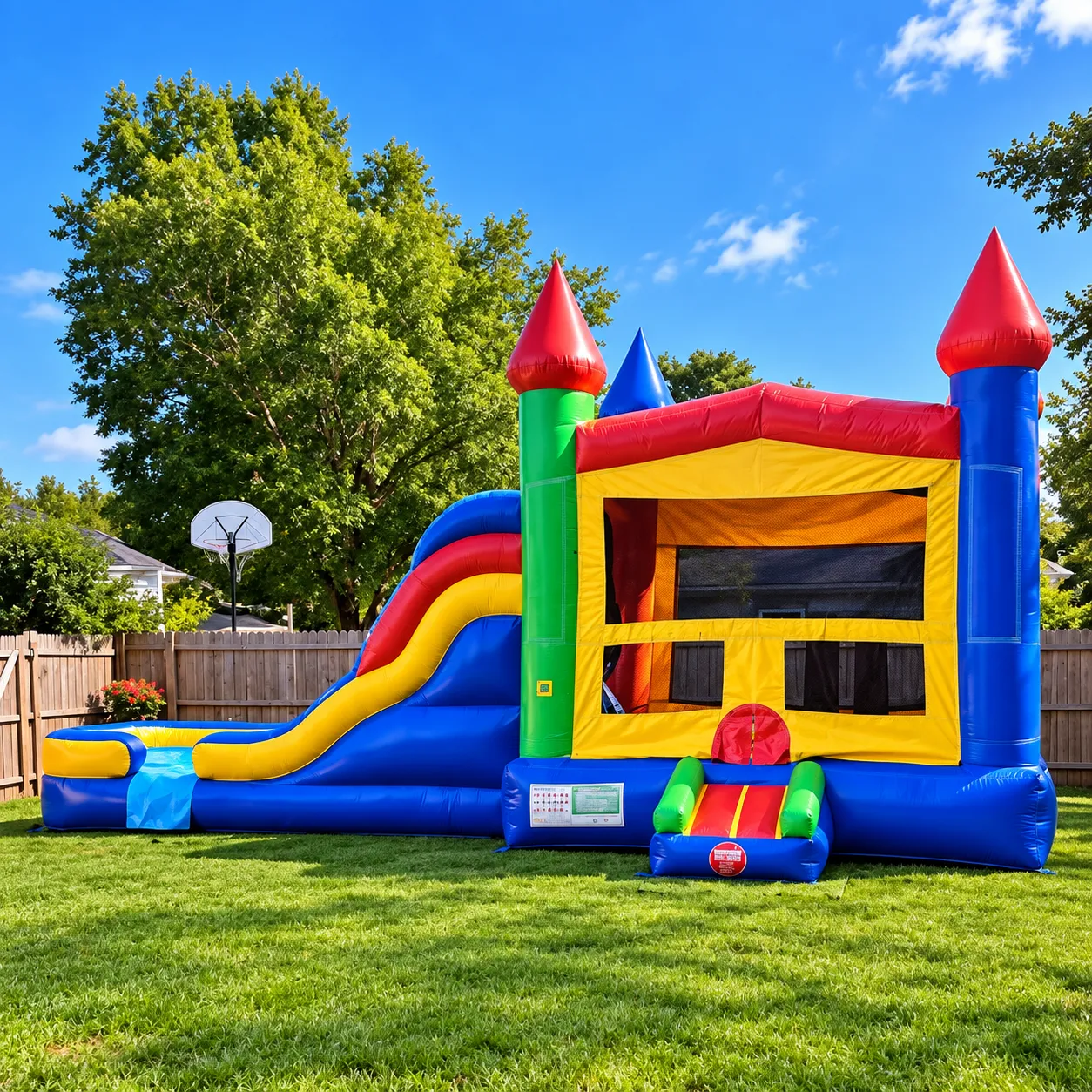 Inflatable Bounce House with Slide