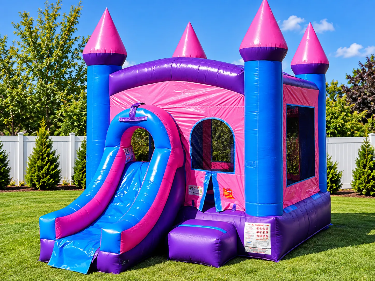Small Pink Castle with Slide