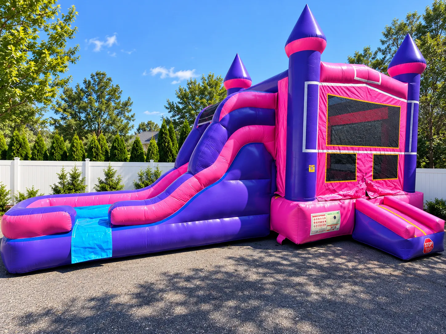 Pink Castle with Slide