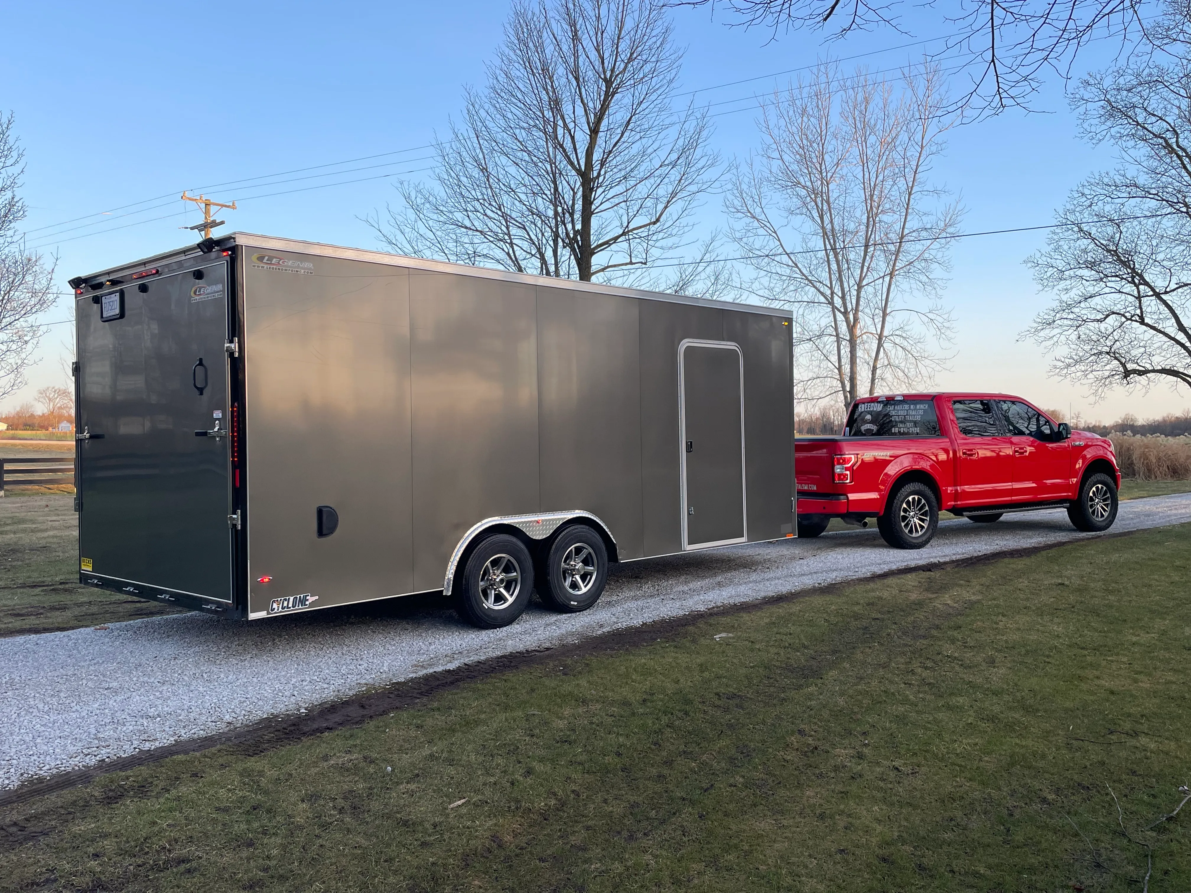 8.5'x22' Legend Enclosed Trailer