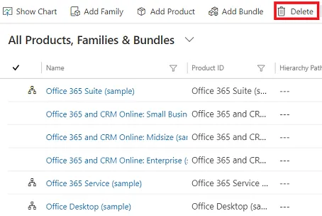 deleted product in bundle