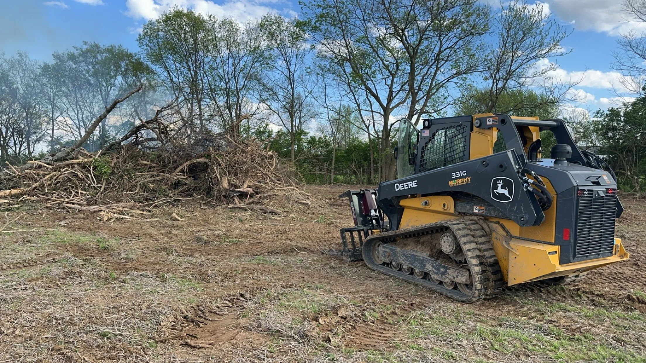skid steer with operator