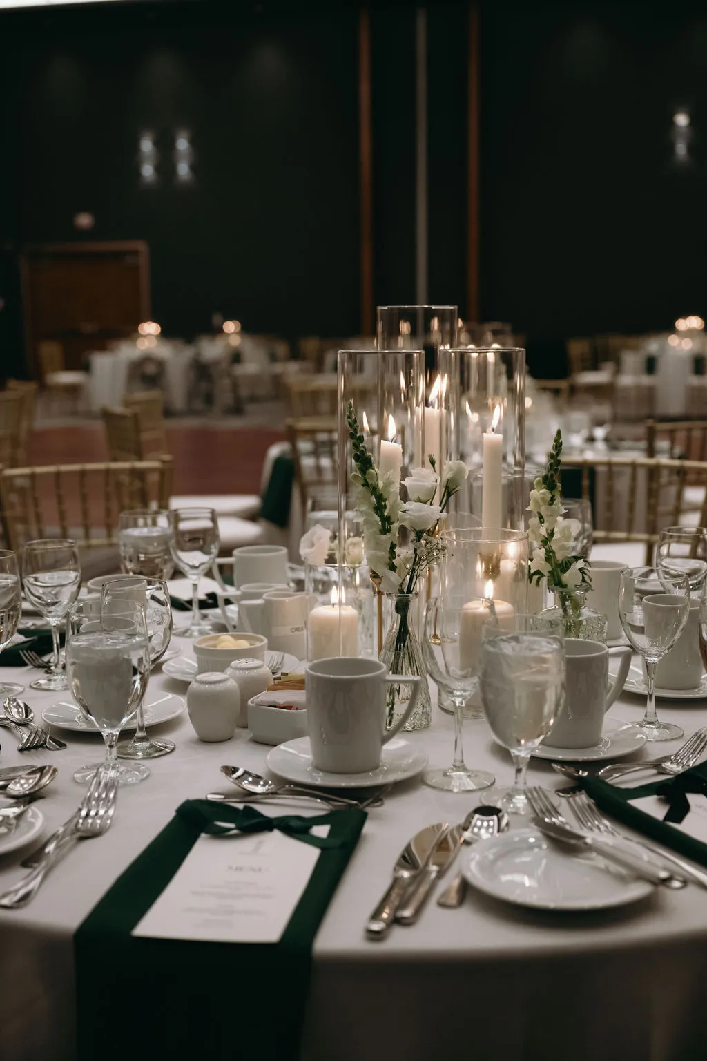 Taper Candle Holders and Glass Open Ended Chimneys