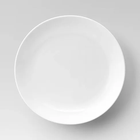 White Dinner Plate