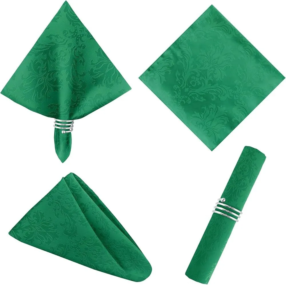 Emerald Green Polyester Napkin
