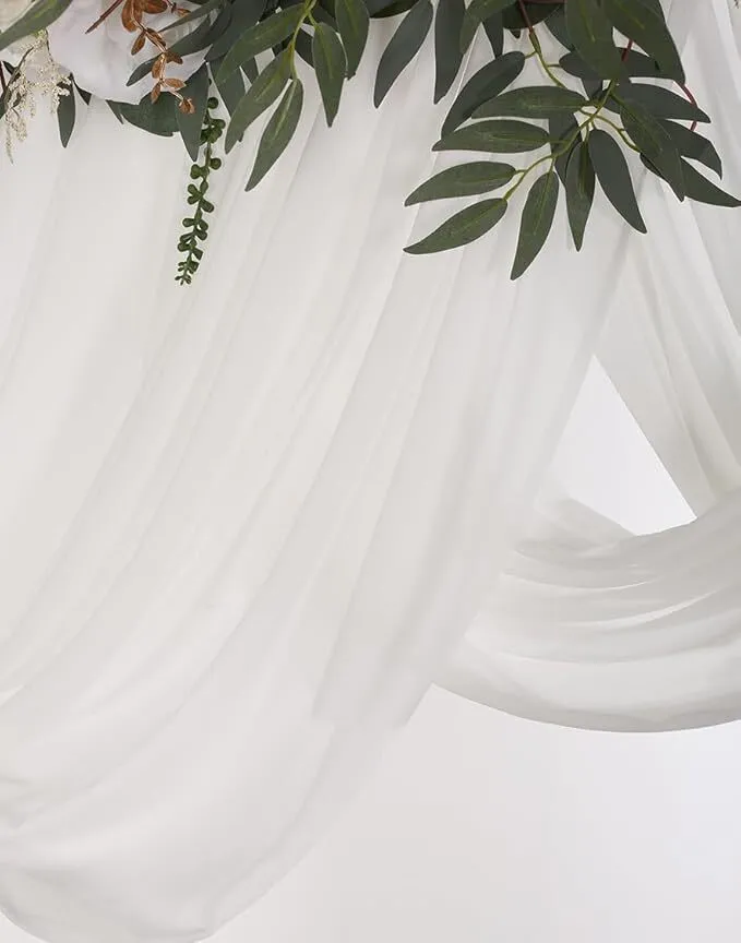 White Beam Draping