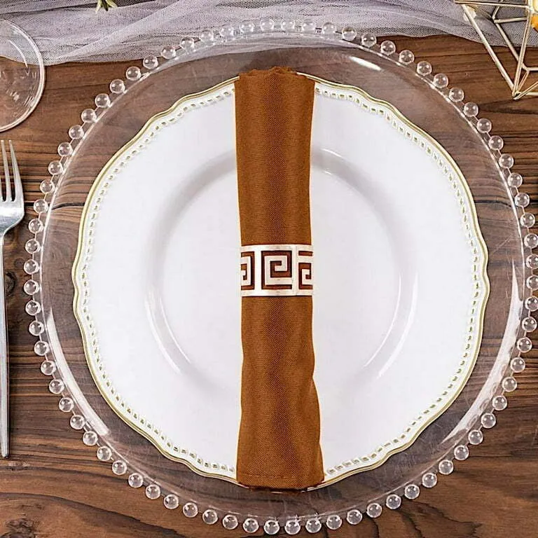 Cinnamon Polyester Napkin