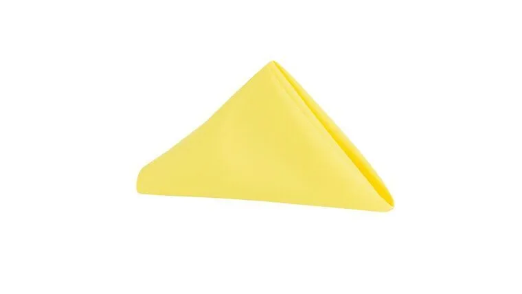 Yellow Polyester Napkin