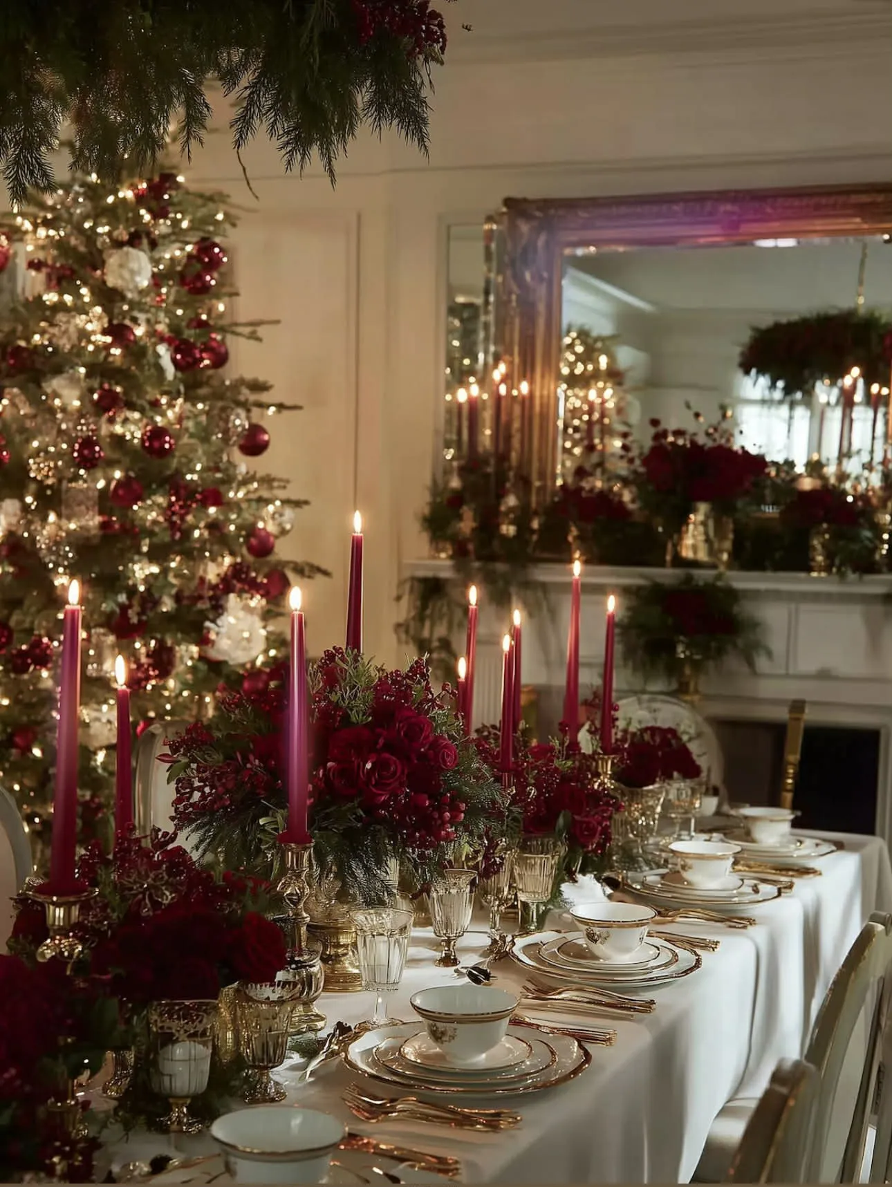 Holiday Tablescape decor