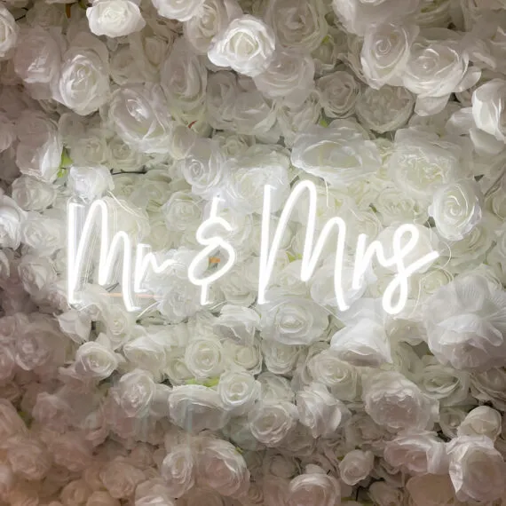 Mr & Mrs Neon Sign