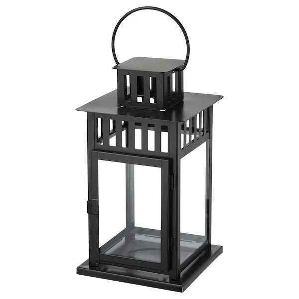 Black 11" Lantern