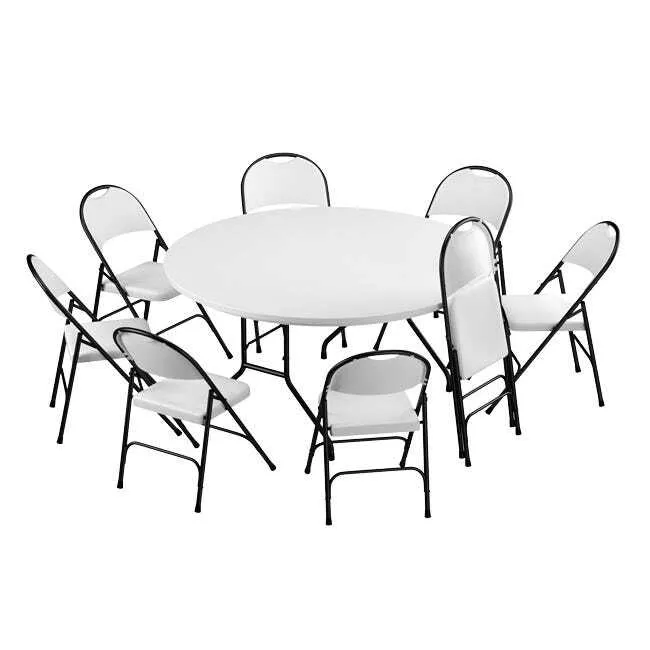 5ft Round Folding Table
