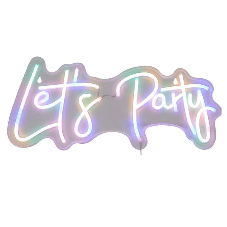 Let's Party Neon Sign