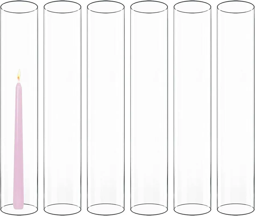 16" Glass Open Ended Chimney