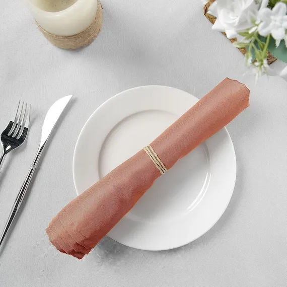 Terracotta Polyester Napkin