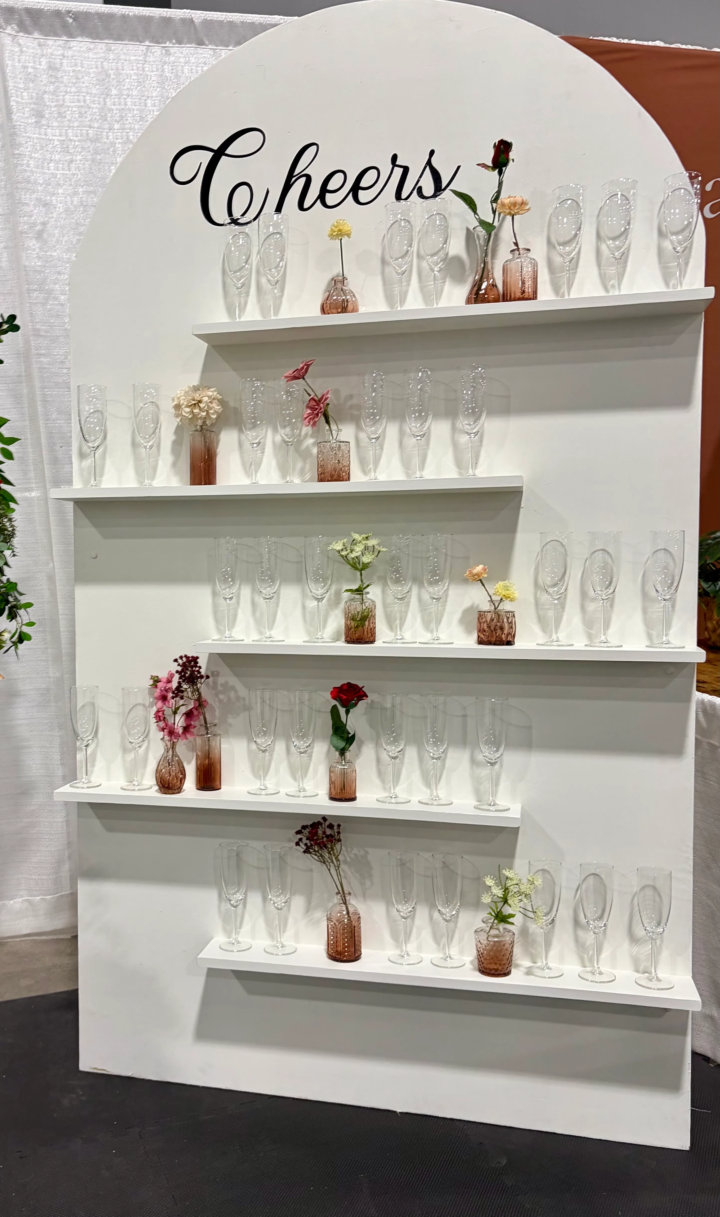 Arched Champagne Wall