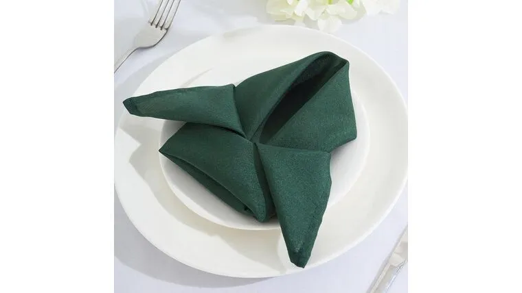 Hunter Green Polyester Napkin