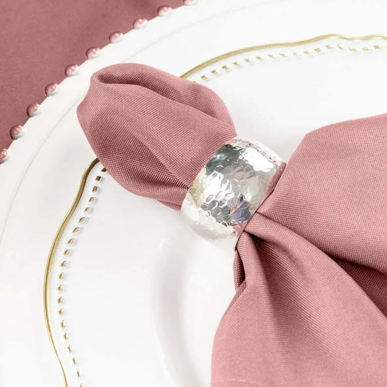 Dusty Rose Polyester Napkin