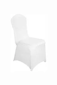 White Spandex Chair Cover